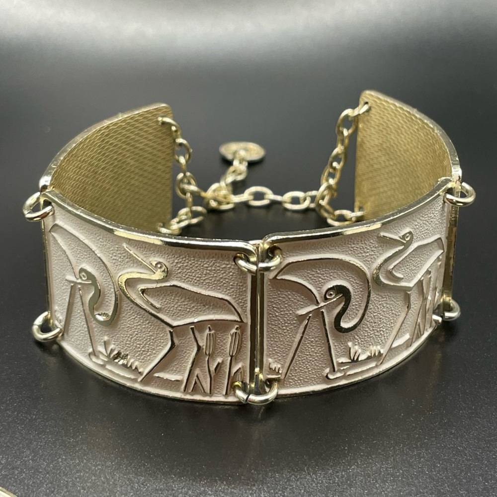 Aluminium Ibis ELOXAL Bracelet Earrings West Germany